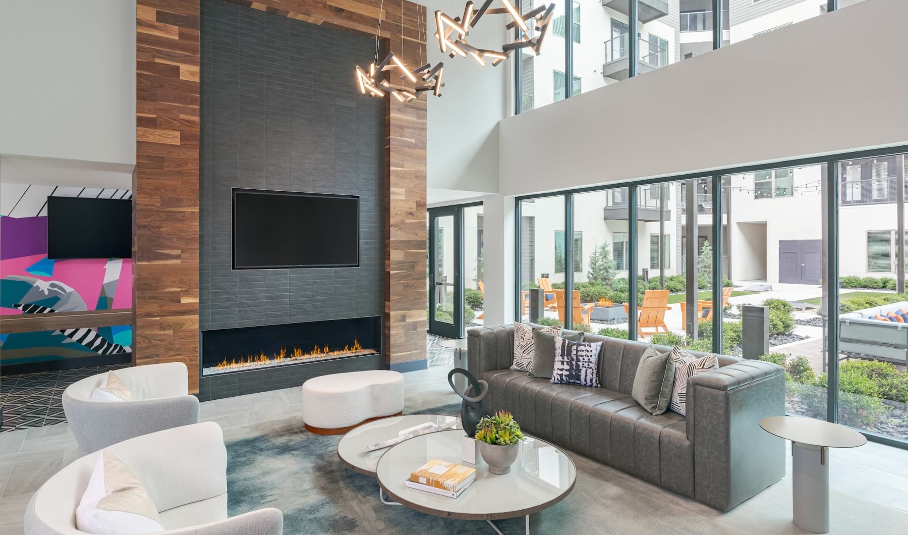 The Flats at River North is a petfriendly apartment community in San